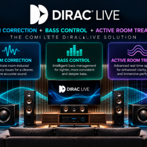 Dirac Live Room Correction + Bass Control + Active Room Treatment